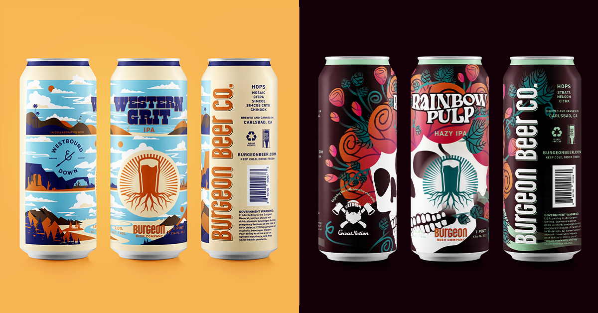 Double Collab Can Release: Rainbow Pulp Hazy IPA & Western Grit IPA!