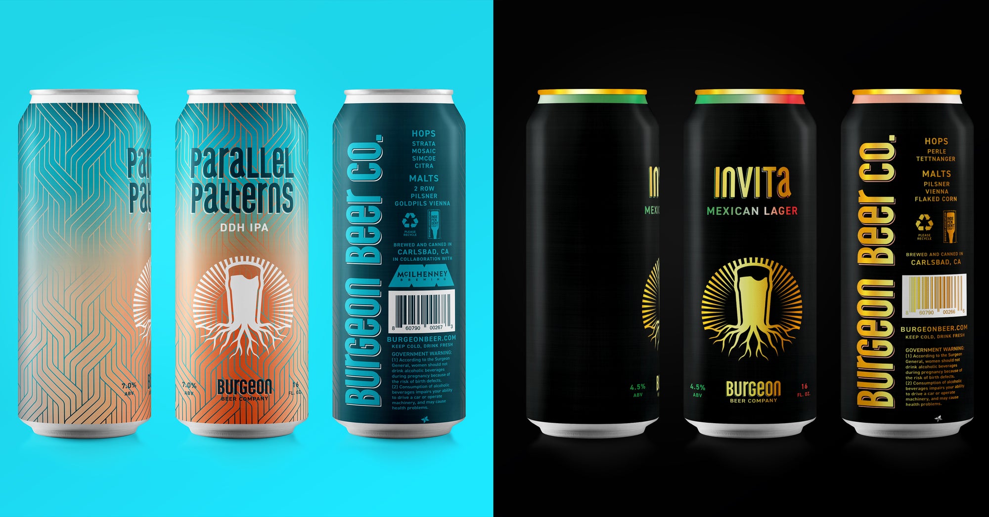 DOUBLE CAN RELEASE: Parallel Patterns DDH Pale Ale & Invita Mexican Lager