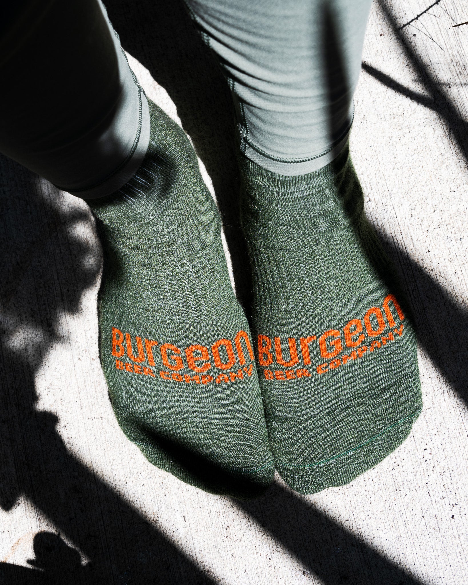 Merino Wool Hiking Socks | Green