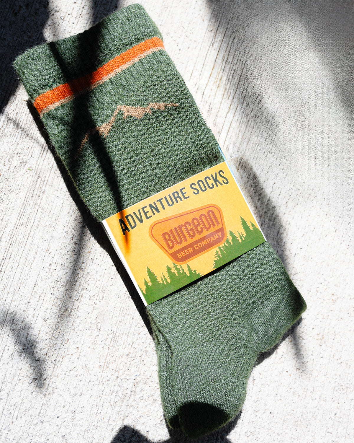 Merino Wool Hiking Socks | Green