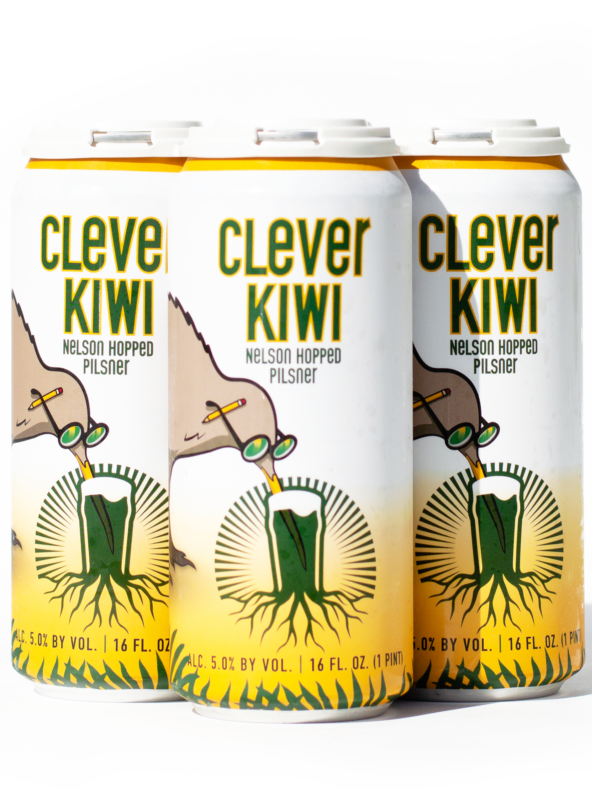 Clever Kiwi Nelson Hopped Pilsner - 4 Pack