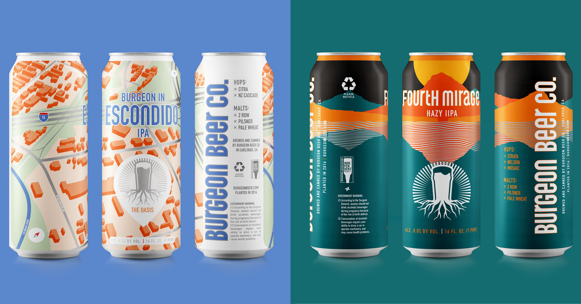 Double Can Release: Burgeon in Escondido & Fourth Mirage