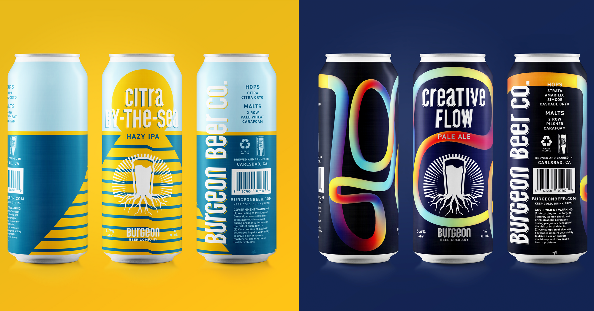 DOUBLE CAN RELEASE: Citra-By-The-Sea Hazy IPA & Creative Flow Pale Ale!