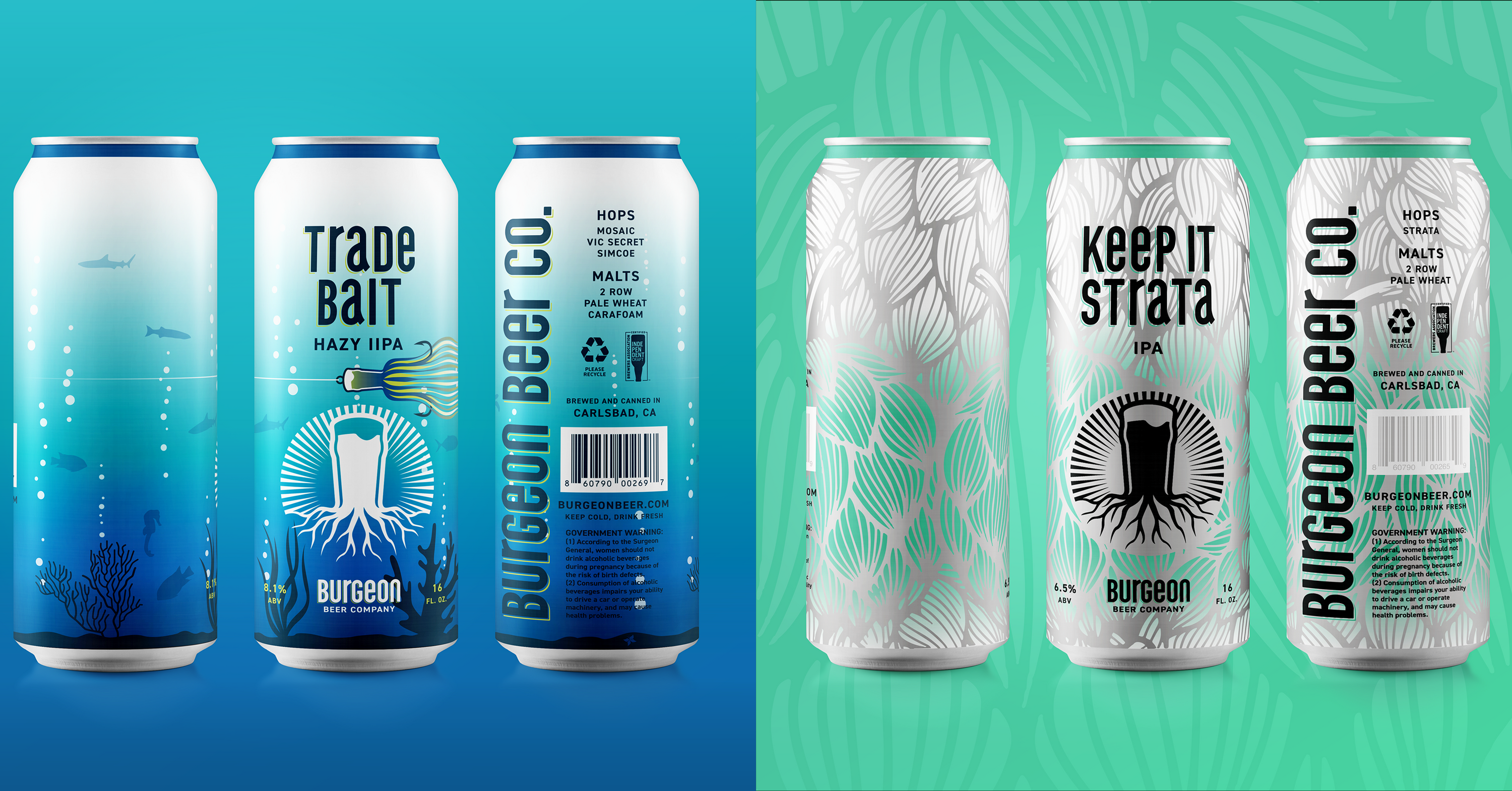 Double Can Release: Trade Bait Hazy DIPA & Keep It Strata IPA