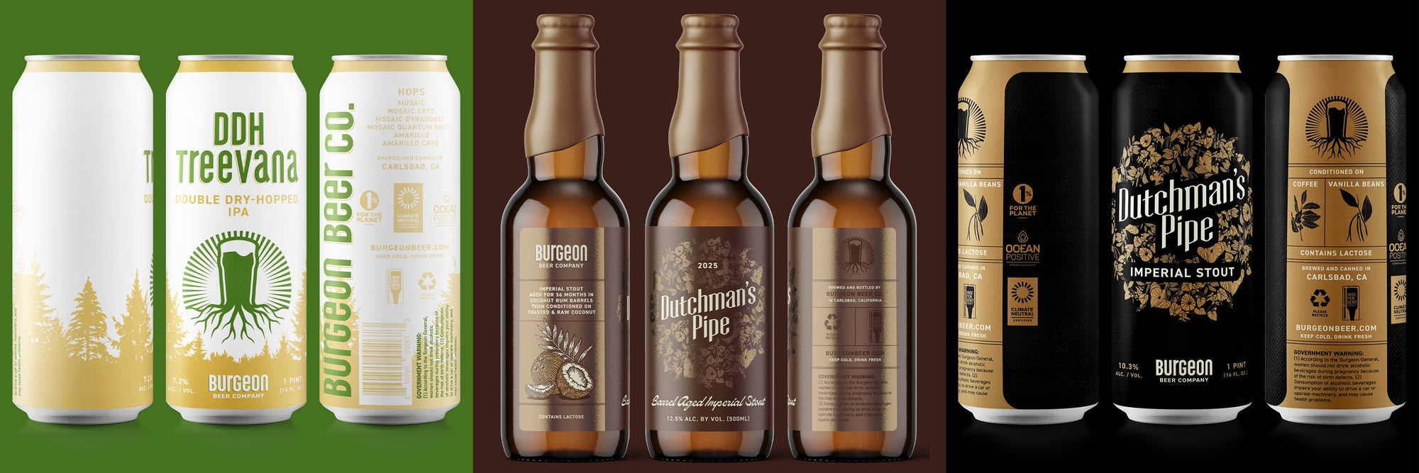 Triple Beer Release: DDH Treevana, BA Dutchman's Pipe, & Dutchman's Pipe