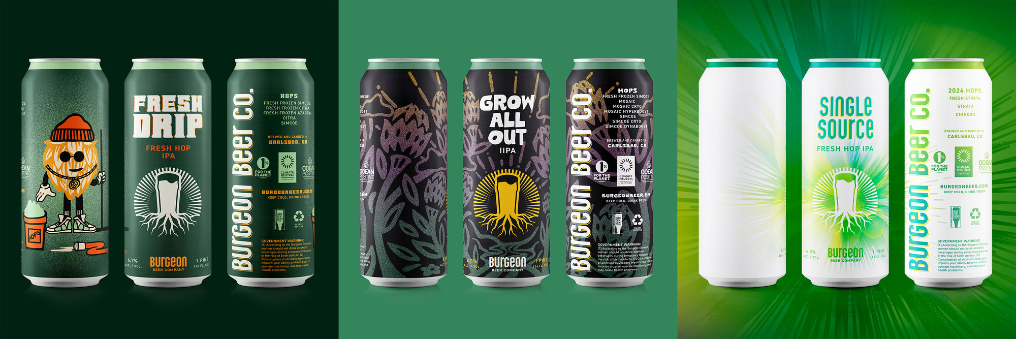 Triple Can Release: Fresh Drip, Grow All Out, & Single Source