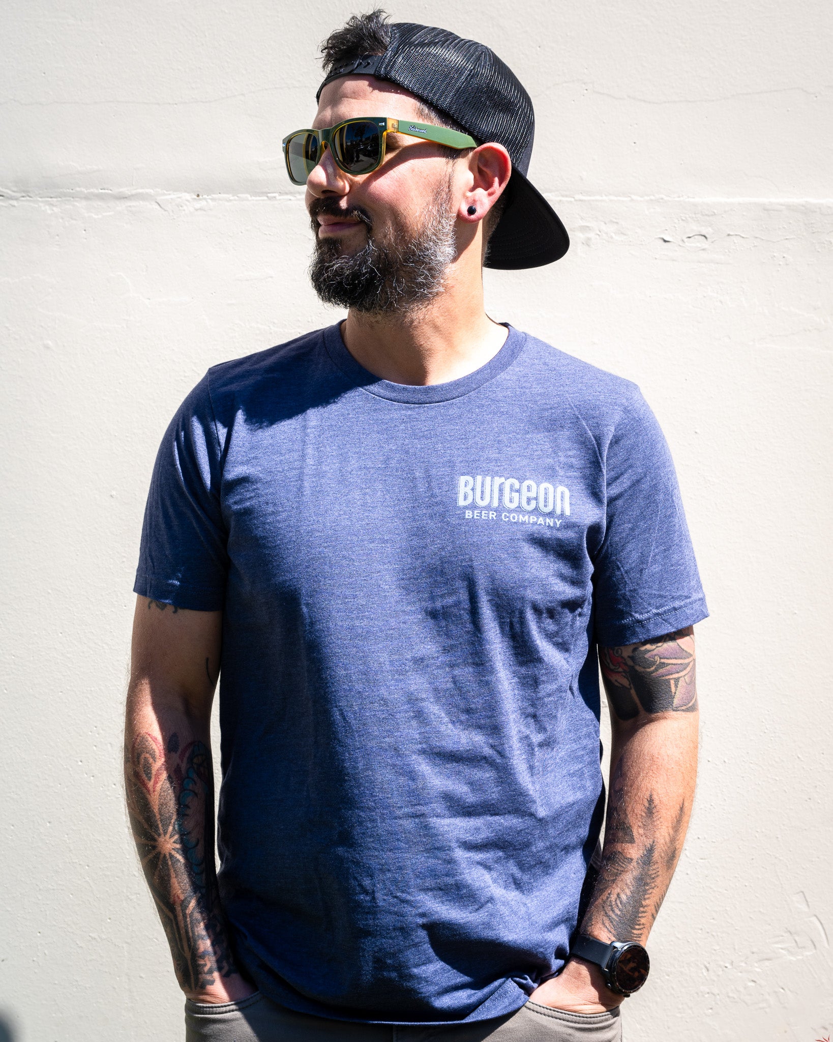 Burgeon Crew Neck | Navy Blue