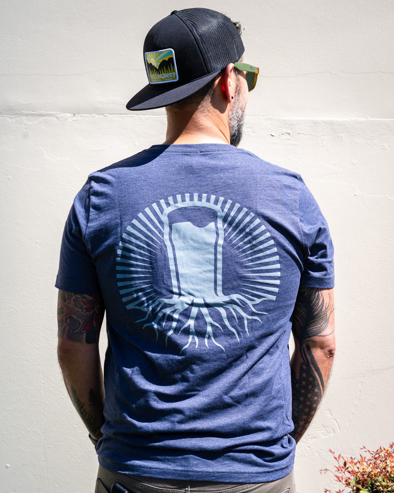 Burgeon Crew Neck | Navy Blue
