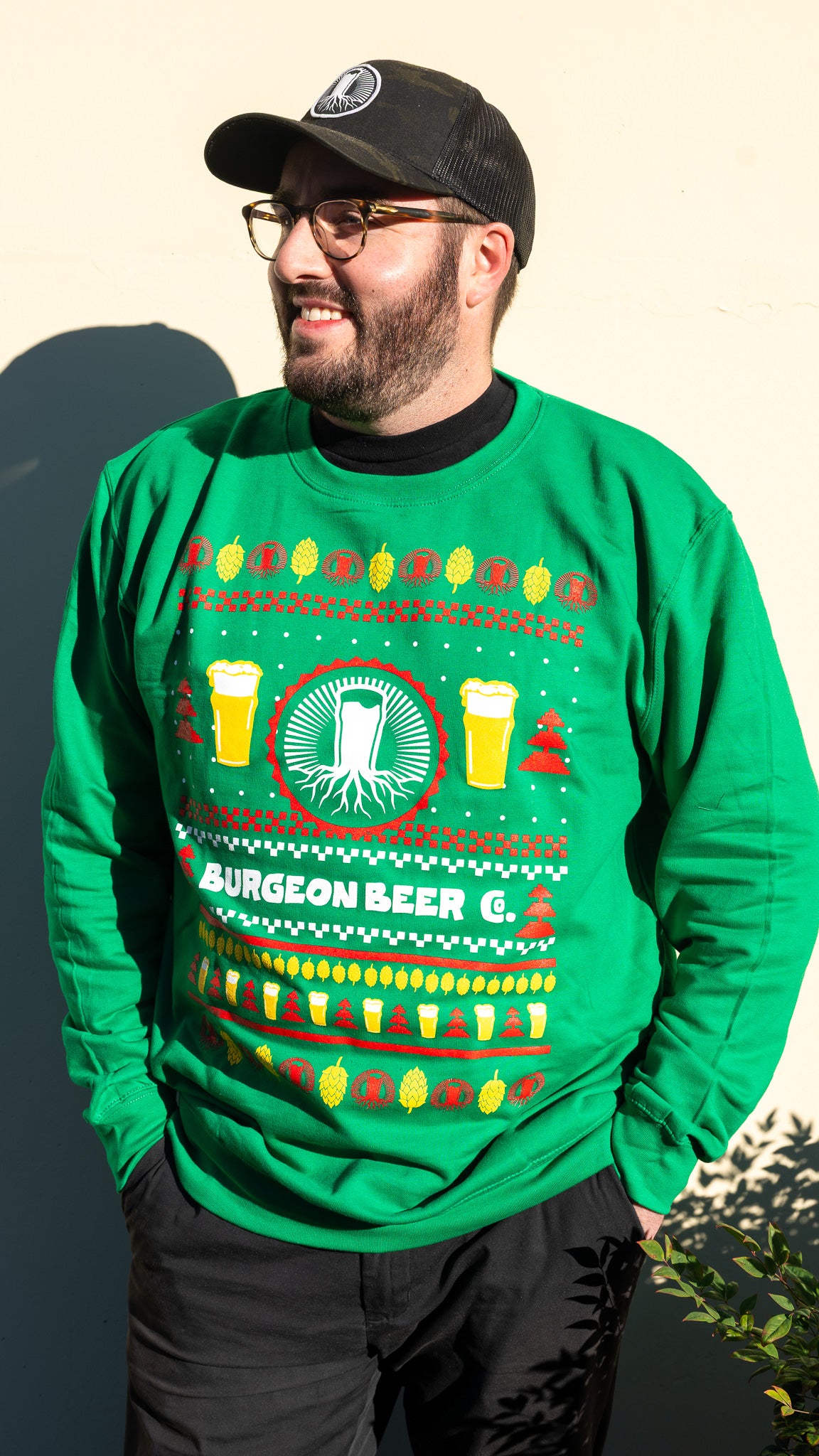 Ugly Christmas Sweatshirt | Kelly Green