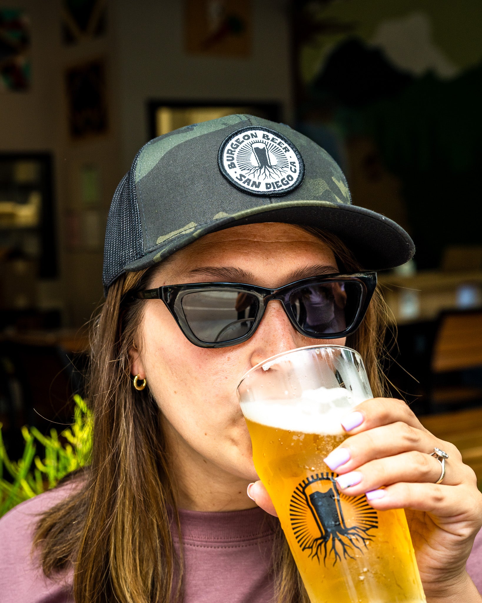 Burgeon Dark Camo Trucker
