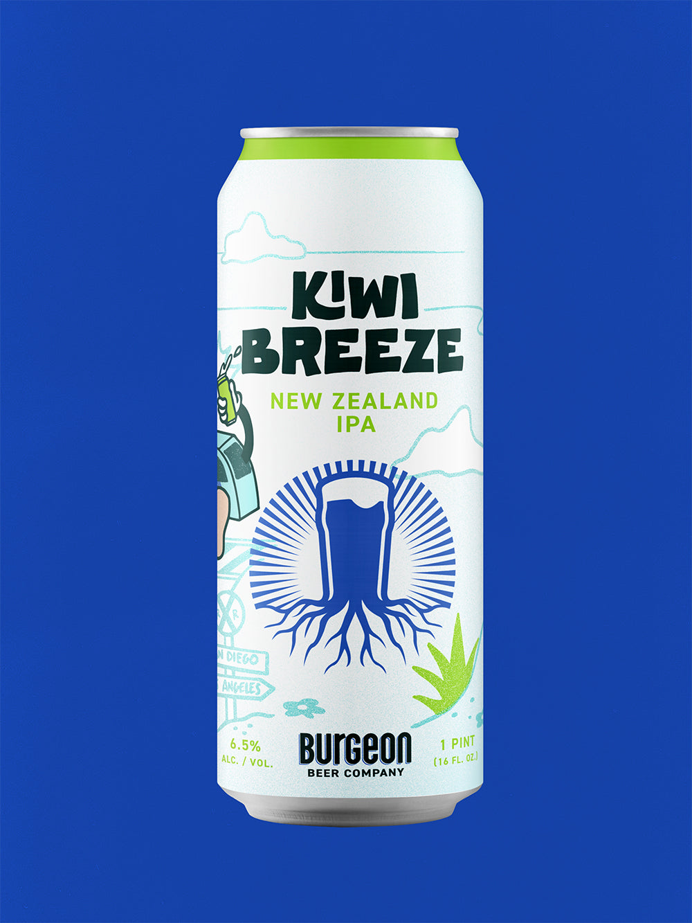 Kiwi Breeze NZ IPA collab w/ El Segundo - 4 Pack