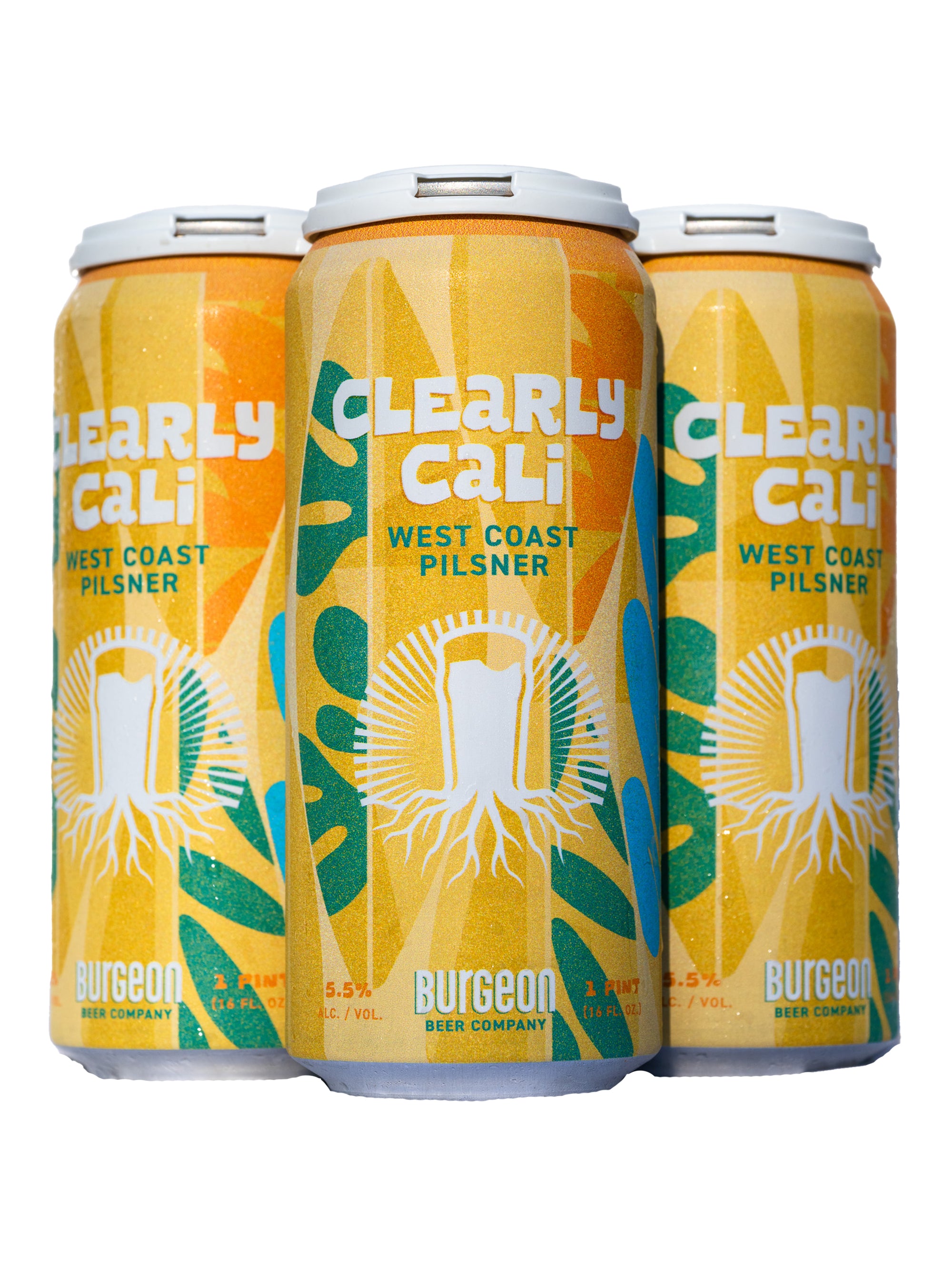 Clearly Cali West Coast Pilsner - 4 Pack