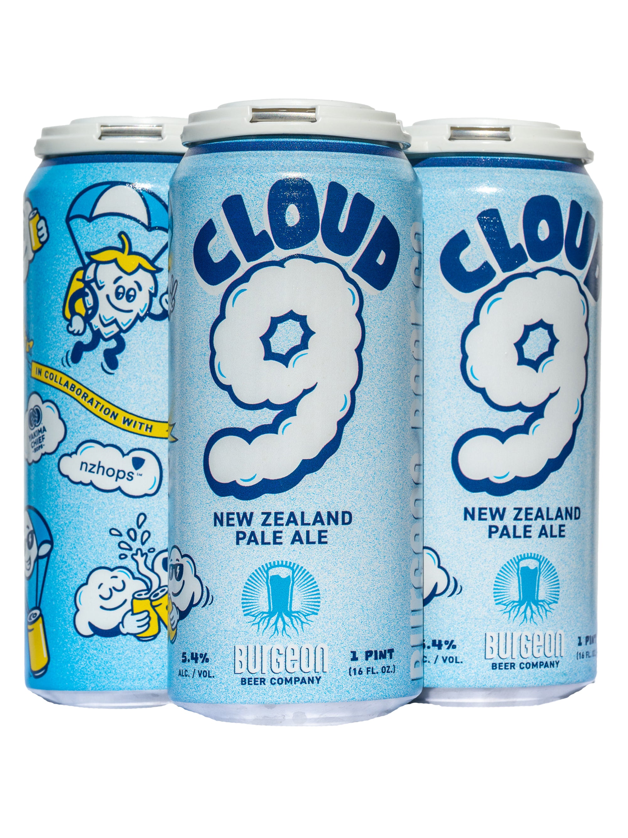 Cloud 9 NZ Pale Ale - 4 Pack