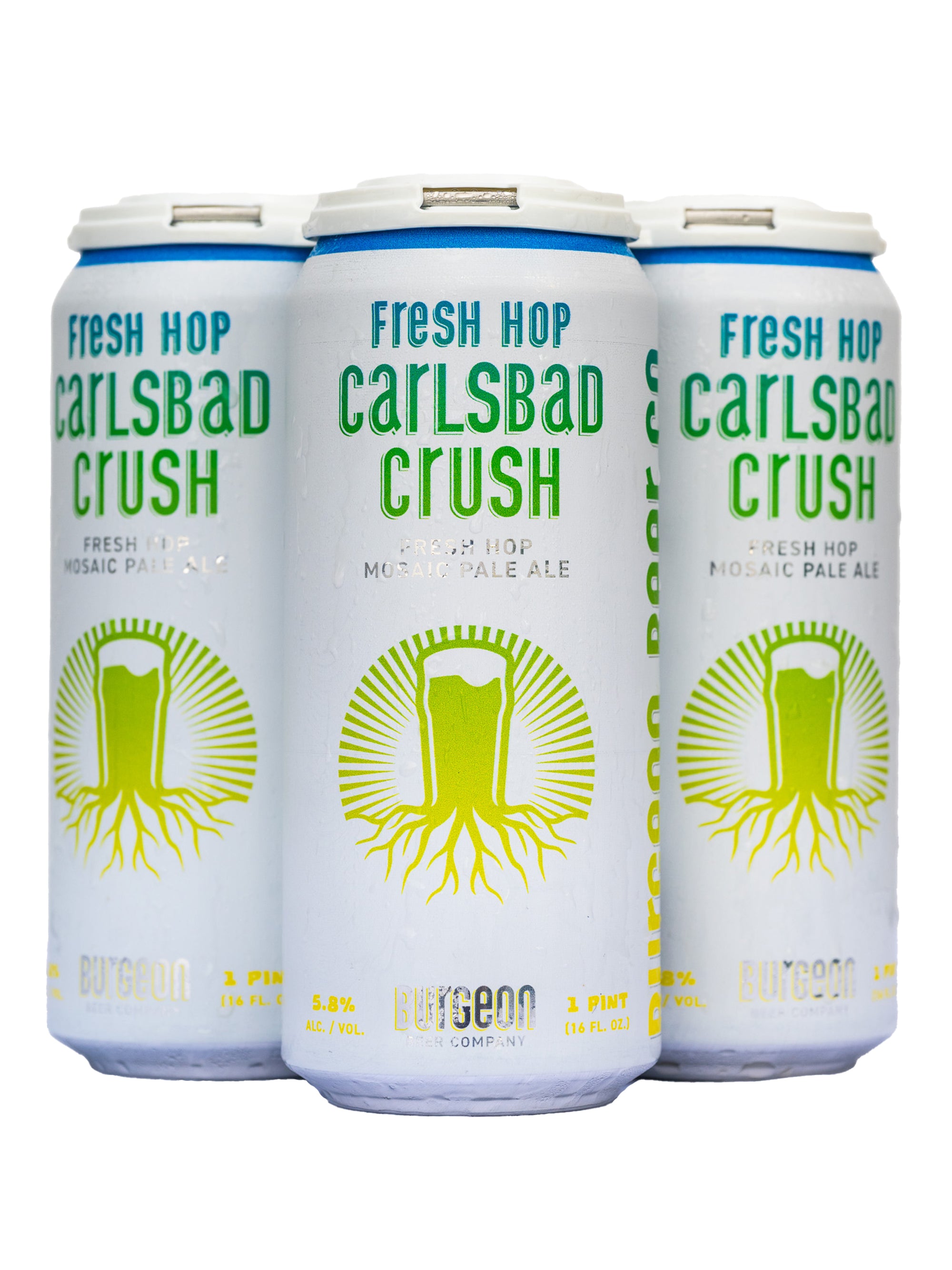 Fresh Hop Carlsbad Crush Fresh Hop Mosaic Pale Ale - 4 Pack