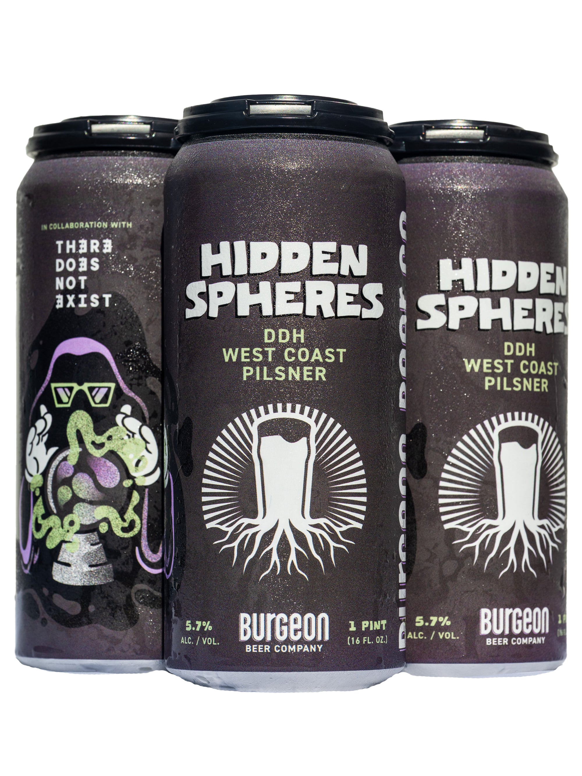 Hidden Spheres DDH West Coast Pilsner - 4 Pack