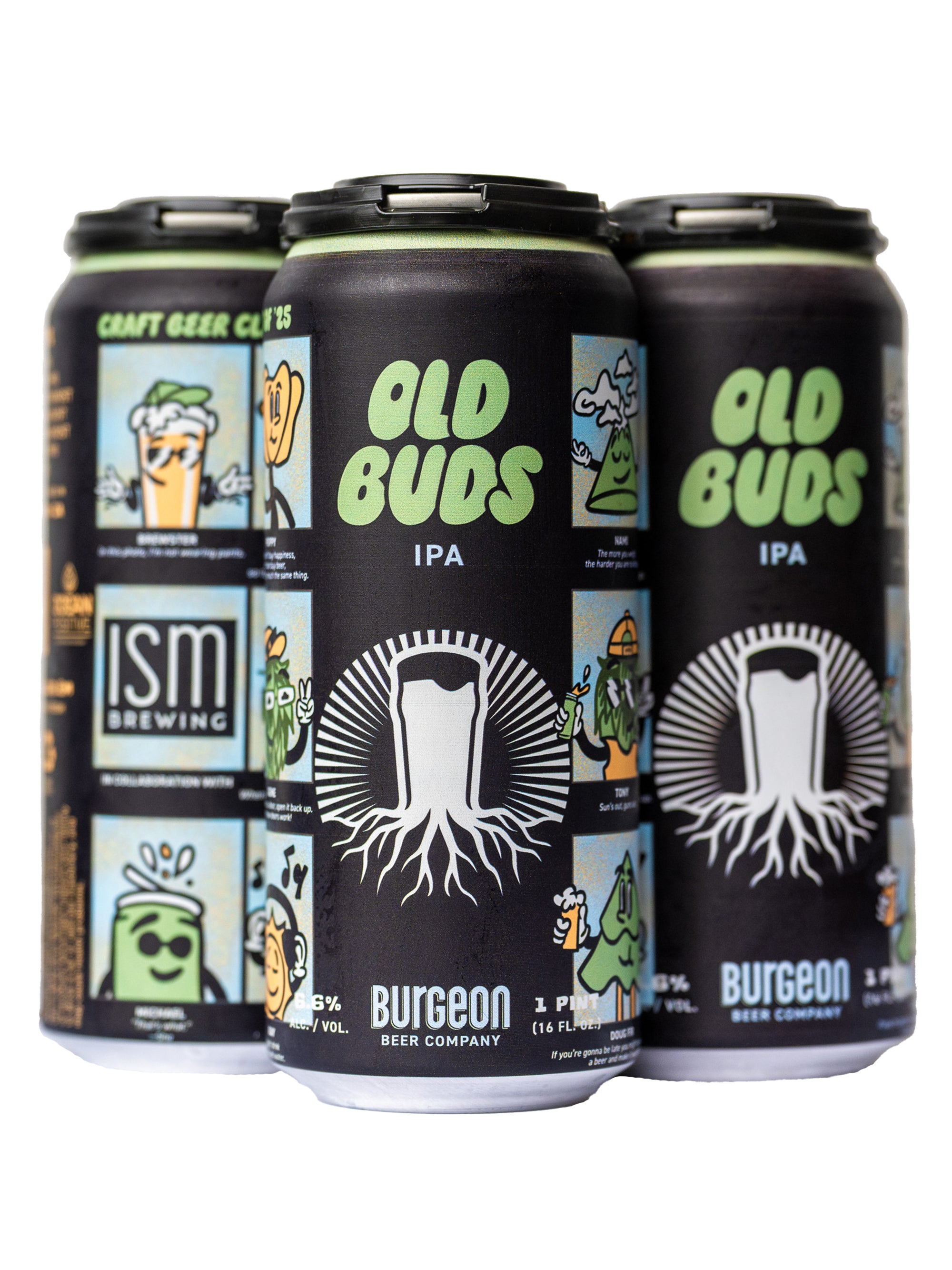 Old Buds IPA collab w/ ISM - 4 Pack