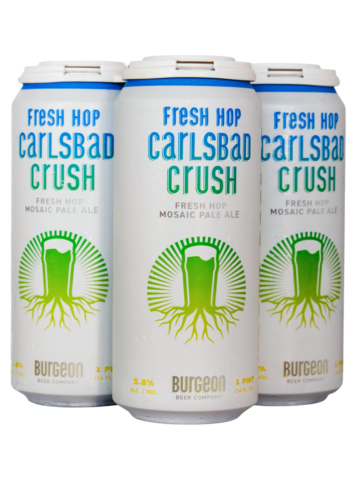 Fresh Hop Carlsbad Crush Fresh Hop Mosaic Pale Ale - 4 Pack