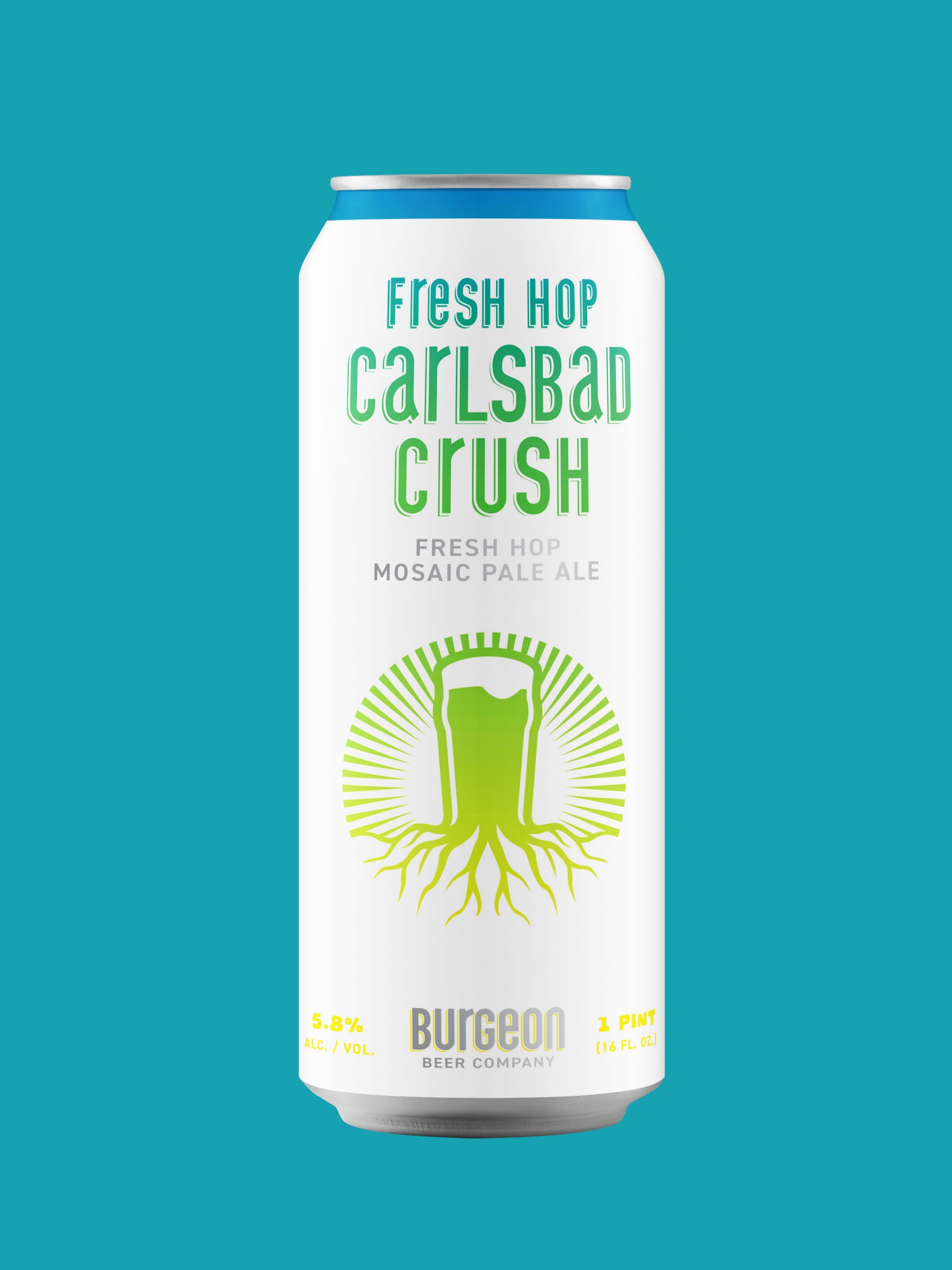 Fresh Hop Carlsbad Crush Fresh Hop Mosaic Pale Ale - 4 Pack